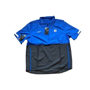 Duke Blue Devils Nike S/S 1/2 Zip Jacket Large